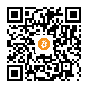bitcoin:1GqLfw14KXRnV5GVcYNCpMDyiKyxRBvqny black Bitcoin QR code