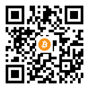 bitcoin:1Gqrb7zsML7NmSqksUnTG9466DbEVtzKp8 black Bitcoin QR code