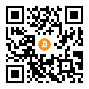 bitcoin:1GrHpcSjmNg4RzpysTbNaGvSSjdBZ8jPJV black Bitcoin QR code