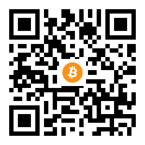 bitcoin:1GrKLAxfpiKvetPr62eU8LMVvpvP9moHq7 black Bitcoin QR code