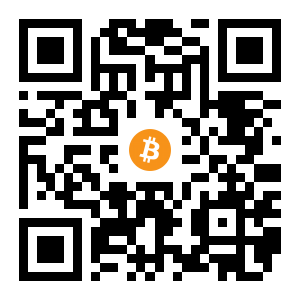 bitcoin:1GrUm67o7tcKUrvb6dpwZhEGuDW9W4AX7z black Bitcoin QR code