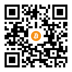 bitcoin:1Grsi6Z5W4EnfHTYKe2AV2yQw11EqmpexU black Bitcoin QR code