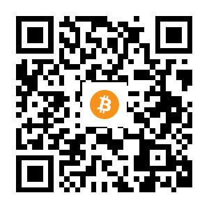 bitcoin:1Gs8GdQubUwgnqe9SjBu8DacxQhPx6krqB black Bitcoin QR code