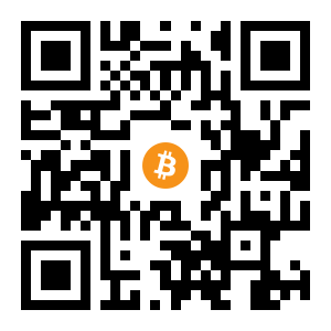 bitcoin:1GsK14F9yka2YD5b2z2JBbKCxYZBoMmAyp black Bitcoin QR code