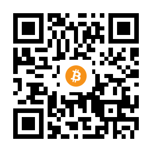 bitcoin:1GtF4GdpZ7JGMyCfqQ3FkRUNWaRJDgsGwN black Bitcoin QR code