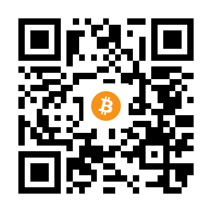 bitcoin:1GtVsSJYD2gukPdSKRZrVCbHeH8u2xdF8 black Bitcoin QR code