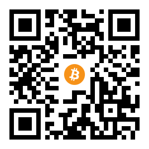 bitcoin:1GuPtQzwbyfNUmT1JZYXtxqqkeCezdcZLB black Bitcoin QR code
