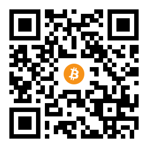 bitcoin:1GusD13RV4XdvPundQJQJWTJcKp14xc8GL black Bitcoin QR code