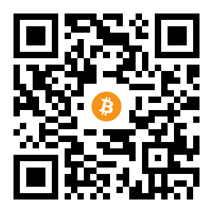 bitcoin:1GvVCzjyRLHe8X6gqjjnbgNWnUAuWa5zUU black Bitcoin QR code