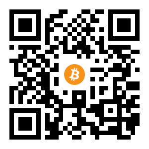 bitcoin:1GvXLqEyvqDbVBxooNHCHFPWrjtfa2YLMY black Bitcoin QR code