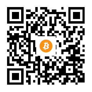 bitcoin:1GvzCTtpedCBdzGkJLda2JraYKXChpfhFg black Bitcoin QR code
