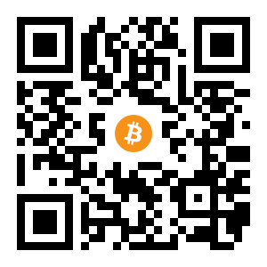 bitcoin:1Gwh9d3HbUnBtQDtc8jMwmVX5H2Dcp4AzC black Bitcoin QR code