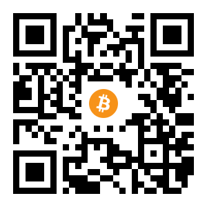 bitcoin:1GxPoS5F3GjGDYeiucfM1iNa4XvuuT9bVD black Bitcoin QR code