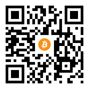 bitcoin:1GxtBZg3AGR4mjuNhY2SskYUaa7c6R1s4q black Bitcoin QR code
