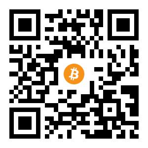 bitcoin:1GyCq1V9j9wRxq8rXf9hD7EGbVHuzB6LRQ black Bitcoin QR code