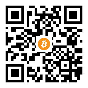 bitcoin:1GyRhts9p6hzgXsbuwFNENHodsE9GaqnF3 black Bitcoin QR code