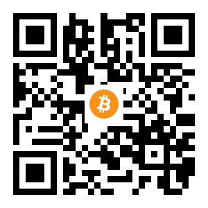 bitcoin:1GzaA2jZe1f9GWaLfmeYsq2dbW1qoCwi6w black Bitcoin QR code