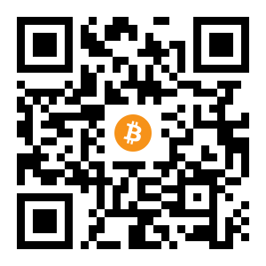 bitcoin:1GzrFcB5hUjTsHeoo3xfRvaqTt4FwCsai9 black Bitcoin QR code