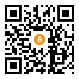 bitcoin:1H25a5YxqWnsScThPkwFw7ASwEh6S7XmgE black Bitcoin QR code