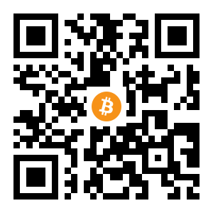 bitcoin:1H2M9GaYy7sPJzRXmTHd3bScWLWU3aKdvg black Bitcoin QR code