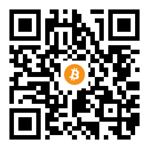 bitcoin:1H4P1JTCXwnpcowRCAf1dsSnJj4hitYRdj black Bitcoin QR code