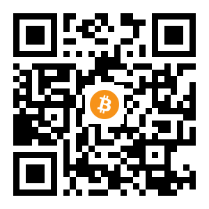 bitcoin:1H543qi8AwBVcSA1Y8bedQKkCzBpFZzUrC black Bitcoin QR code