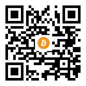 bitcoin:1H5ArnRwKmkbpX6HAf2zMbCNW6JSU6JhhF black Bitcoin QR code
