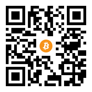 bitcoin:1H5a3rsUUXc9ynW49yDyzPRA4ecgkatcJG black Bitcoin QR code