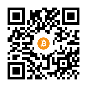 bitcoin:1H5ydhwRGPZZ2gekLzJ8HJokBMTpb5nGoM black Bitcoin QR code