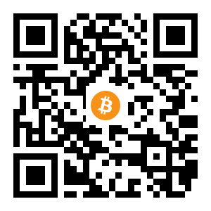 bitcoin:1H68X2XCWkBjvDQBZCR5TQ2WFiNwmwi5UC black Bitcoin QR code