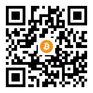 bitcoin:1H6HprfndSNTdZYut93WCXLjn6tjVWpkta black Bitcoin QR code
