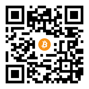 bitcoin:1H7eSEoZyLuCrzqBbQ3D4dM3VmKu9op4JN black Bitcoin QR code