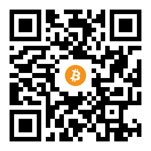 bitcoin:1H8AZeuLwRznED6epN4aCeyWyU6hC7iwvN black Bitcoin QR code