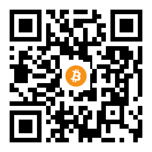 bitcoin:1H8CndQJqu43ppqLXr3oTiyTxpheg3GHCv black Bitcoin QR code