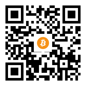 bitcoin:1H8YqNxTRctbYSjam7dhJMs9sKRwZyUTEr black Bitcoin QR code