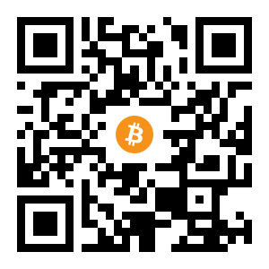 bitcoin:1H8ZKc4JGzgwGDmvaQyHmrdipyTExhGbpX black Bitcoin QR code