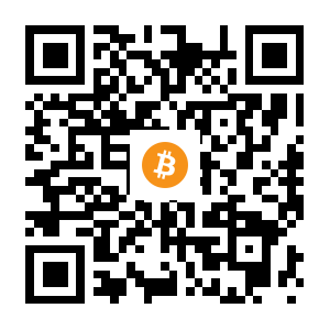 bitcoin:1H8sDqXoHCpCFMjMiwLXyEbhY6CyWRgWbU black Bitcoin QR code
