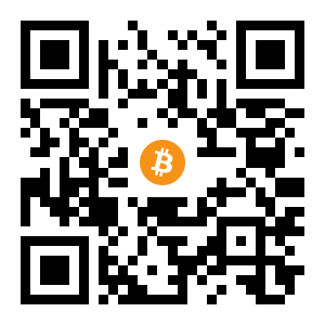 bitcoin:1H9vCGeuccpktK6VXoP49Wq1URun3AK8B4 black Bitcoin QR code