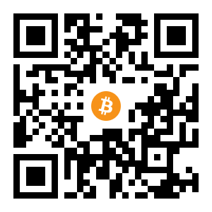 bitcoin:1HAKDQ77nJQxRhCdQt2jQBYnovjj6CdNBc black Bitcoin QR code