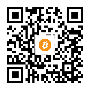 bitcoin:1HAXWxrtaHU8dCf5qGqph29z9Lrkvp5YU9 black Bitcoin QR code