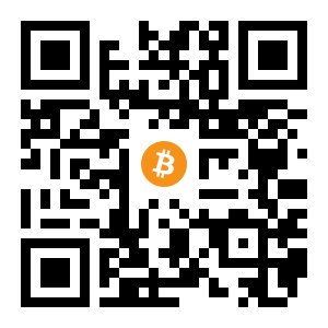 bitcoin:1HAsbGFw48agooxBhhd4oCeNc5vEc8rHbA black Bitcoin QR code