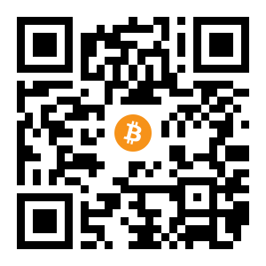 bitcoin:1HB3F5qhg3yLjTHh7KwMvupNtmVK6k71m9 black Bitcoin QR code