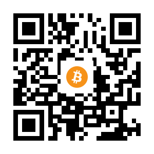 bitcoin:1HBbUJ7vFUkQYCvKrjDJmaH5EnTvWy8Q3C black Bitcoin QR code