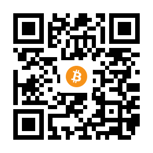 bitcoin:1HCmg6uxso5d9Sw2afHTiwbeJhGmEgZego black Bitcoin QR code