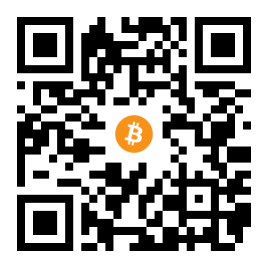 bitcoin:1HD2PoWHvm2yvMzc4aTxx4ahcBsiNgSNAz black Bitcoin QR code