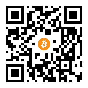 bitcoin:1HD2XyQRi6TxEQ93BB8cy1UeZNfSCPRWW black Bitcoin QR code