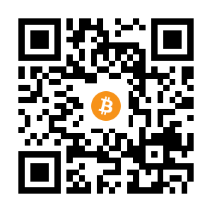 bitcoin:1HD8bXvoS96tsb4Rv7tDXozDs4RhoMEAjk black Bitcoin QR code