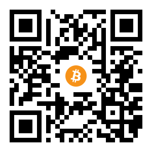bitcoin:1HDR2GiqCh74dporPKA9X13cmUfTgui1xk black Bitcoin QR code