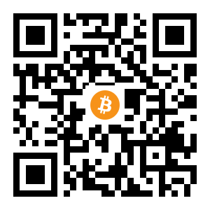 bitcoin:1HE98FbLKxk8d3Qc9cNUxrM1sHGM7WeHec black Bitcoin QR code