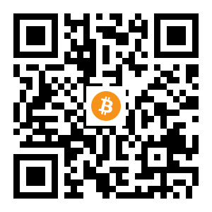 bitcoin:1HEGPJwvV8Zgs4YUC9NzxRP7bpeYEV7vuS black Bitcoin QR code